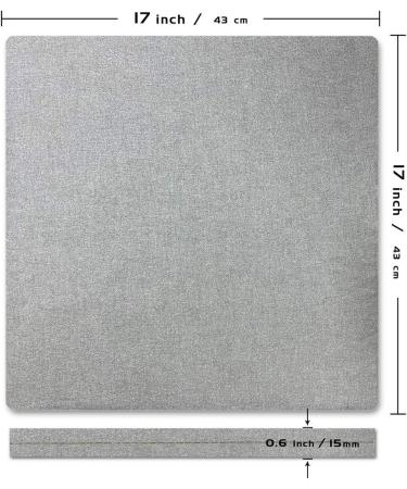 ReArt Heat Press Mat 17x17 for Cricut Easypress - Double-Sided, Ideal for Heat Press Machines, HTV, Iron-On Projects - Buy Online on GoSupps.com