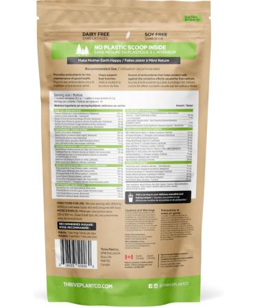 Thrive PlantCo. Plant-Based Good Greens Superfood Powder | 47 Different Superfoods with Micronutrients & Antioxidants for Optimal Health | Gluten-Free Non-GMO & Naturally Sweetened | 40 Servings (Iced Vanilla Chai) Iced Vanilla Chai 292 g (Pack of 1) - Buy Online on GoSupps.com