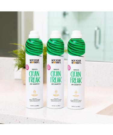 Not Your Mother's Clean Freak Tapioca Dry Shampoo 3-Pack - 7 oz - Instantly Absorbs Oil - Refreshing Formula - Packaging May Vary - Buy Online on GoSupps.com