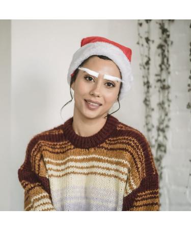 Zerodeko 2pairs Santa Eyebrows Santa Claus Fake Eyebrows Masquerade Eyebrows Santa Costume Cosplay Props Fake Eyebrows - Buy Online on GoSupps.com