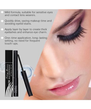 Yugugomo Mascara volume and length makeup mascara waterproof volume extension fixed makeup eyelashes fixed mascara for wedding date travel party evening stage end of year prom - Buy Online on GoSupps.com