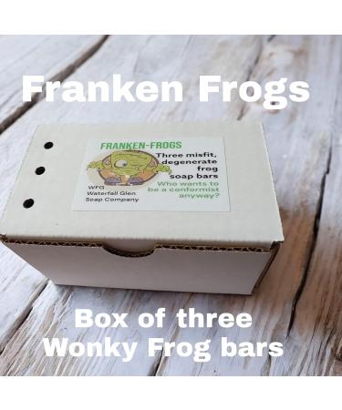 Shop WFG Waterfall Glen Franken Frogs Vegan Soap Bars - Box of 3 Assorted Designs | Eco-Friendly International Shipping - Buy Online on GoSupps.com