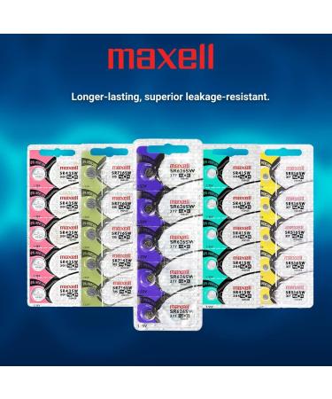 Maxell SR626SW 377 Silver Oxide Watch Battery Bundle of 20 - Long-Lasting Power for Your Timepieces | International Shipping Available - Buy Online on GoSupps.com