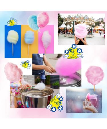 Premium Aha Cotton Candy - 24 Pack (4 Colorful Flavors) - Perfect for Summer Birthdays & Carnivals - Worldwide Shipping Available - Buy Online on GoSupps.com