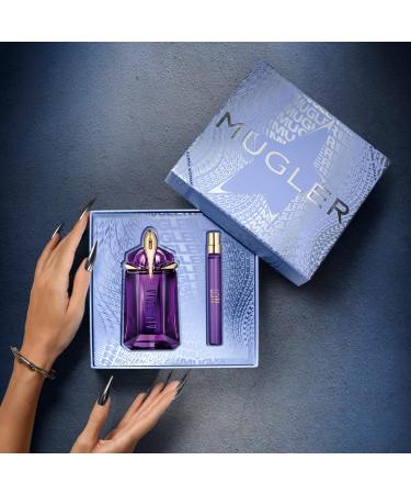 Mugler Alien - Eau de Parfum - Women's Perfume - Floral & Woody - With Jasmine Wood and Amber - Long Lasting Fragrance 1.15 Fl Oz (Pack of 2) - Buy Online on GoSupps.com