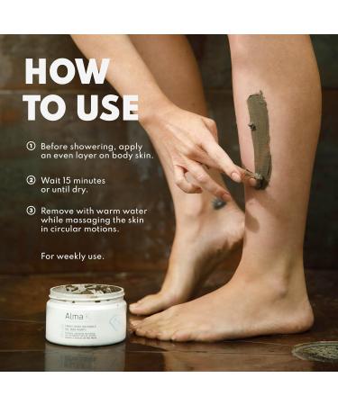 ALMA K Natural Dead Sea Black Mud Mask - Dead Sea Mud Mask for Women - Beauty Mask - Organic Mud Mask for Body - Natural Skin Care Products - 15.2 oz - Buy Online on GoSupps.com