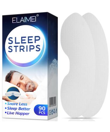 90 PCS Mouth Tape for Sleeping Anti Snoring Devices Improving Nose Breathing and Breathing Through The Mouth That Prevents Snoring Improves Sleep Quality 90pcs