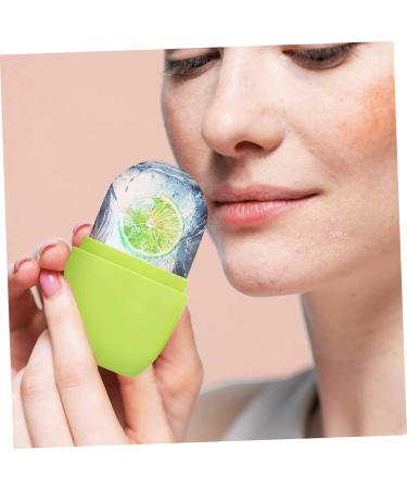 FOMIYES Silicone Face Ice Tray & Roller - Cold Therapy Gua Sha Massage Tool for Radiant Skin | 11.5x7cm - Buy Online on GoSupps.com