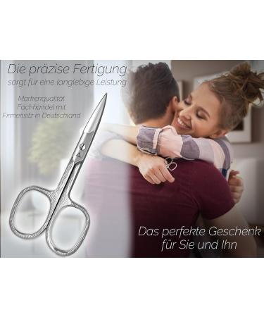 Premium Left-Handed Nail Scissors with Curved Extra Sharp Cutting Edge - Ideal for Precision Grooming - Buy Online on GoSupps.com