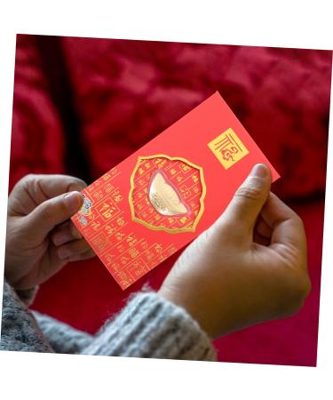 Lurrose 2pcs Red Envelope New Year Money Pocket Lai See Envelopes 2023 New Year Envelopes New Year Red Pocket Paper Gift Bag Spring Festival Red Packet Gold Foil Chinese Style Zodiac Bag - Buy Online on GoSupps.com