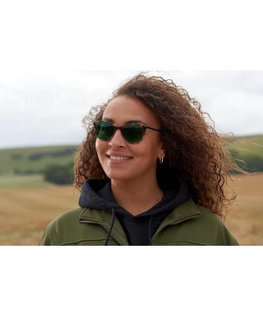 MigraLens Liberty Migraine Relief Glasses | Green Lens for Women | Tortoiseshell Light Brown - Buy Online on GoSupps.com