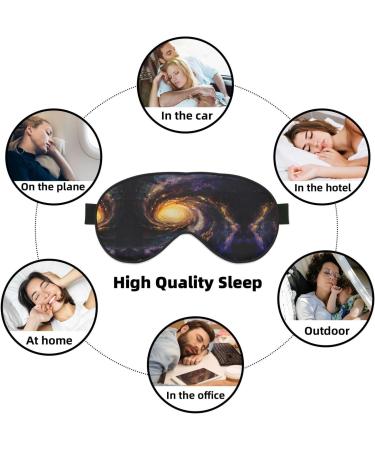 Galaxy Soft Sleep Eye Mask Female Breathable Eye Patch Perfect for Travel and Relaxation - Buy Online on GoSupps.com