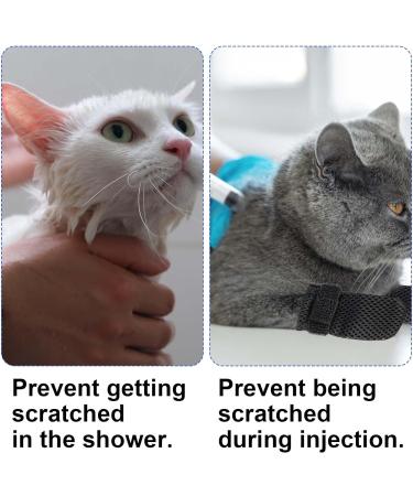 4pcs Anti Scratch Cat Mittens Adjustable Mesh Cat Foot Covers Breathable Cats Paw Covers Cat Nail Gloves Cat Paw Protector Cat Booties for Pet Bathing Cutting Nails Checking (XL Black) - Buy Online on GoSupps.com