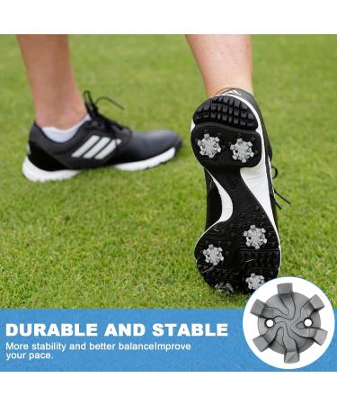 Muetern 25-Piece Golf Shoe Spikes - Gray Universal Anti-Slip Spikes with Key for All Golf Shoes - Buy Online on GoSupps.com