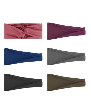 Shop Dreshow 6-Piece Boho Headbands for Women | Cute Printed Elastic Hair Bands & Accessories - Buy Online on GoSupps.com