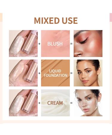 Natural Skin Glow Liquid Highlighter - Long Lasting, Waterproof Illuminator Makeup (Starlight) - Buy Online on GoSupps.com