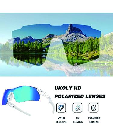 TOTOSALL Polarized Sports Sunglasses | Anti-UV Vipers Style for Men and Women | Perfect for Cycling, Running, Golf, and Fishing - Buy Online on GoSupps.com