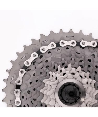 KMC 10 Speed Chain - Compatible with Shimano/SRAM - X10 Upgraded Silver/Black (116 Links + 1 Pair Missing Link) - Buy Online on GoSupps.com