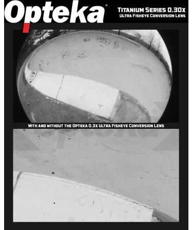 Opteka OPT-SC58FE Titanium Series 0.3X HD Ultra Fisheye Lens | 58mm Camcorder Accessory - Buy Online on GoSupps.com