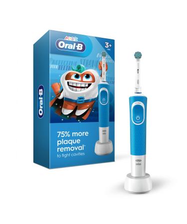 Oral-B Kids Electric Toothbrush with Sensitive Brush Head and Timer, for Kids 3+ (Product Design May Vary)