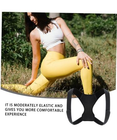 FOMIYES Adjustable Clavicle Support Brace - Belt Straightener & Shoulder Support for Improved Posture - Comfortable Upper Back Brace in Black - Buy Online on GoSupps.com