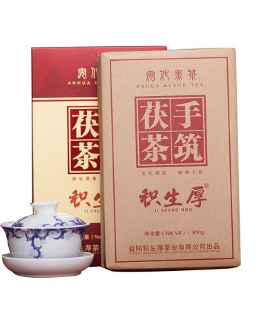 950g (0.09BL) Th noir Anhua Th Fu Th chinois Th nouveau th parfum Th sain th vert Nouveau th Fleurs th Th vert Nourriture verte Tisane