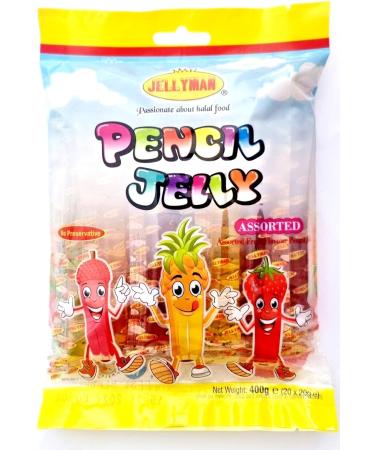Jellyman Fruity Jellies & Fruit Jelly Straw Sticks. 25 pieces of Tik Tok Challenge fun. Halal & Fat free. - Buy Online on GoSupps.com