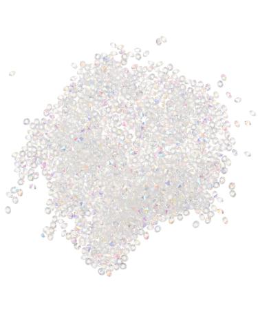 Minkissy 1 Nail Micro Drill Colorful Rhinestones Crystal Rhinestones Stained Glass Decor Flatback Rhinestones Nails Decoration Nail Accessories Nail Art Ornament Diamond Japan