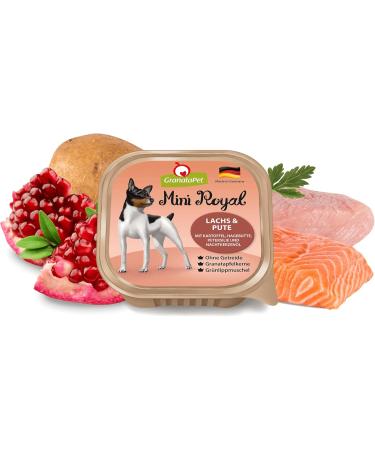 Granapet Mini Royal Salmon & Turkey Wet Dog Food - Grain-Free No Added Sugar Adult Dog Nutrition (11 x 150g Pack) - Buy Online on GoSupps.com