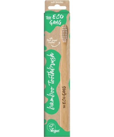 Eco Gang Bamboo Toothbrush Soft | Pack of 4 | Eco-Friendly & Sustainable Oral Care - Buy Online on GoSupps.com