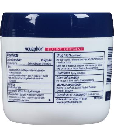 Aquaphor Healing Ointment 14 oz - Fast Skin Repair - Buy Online on GoSupps.com