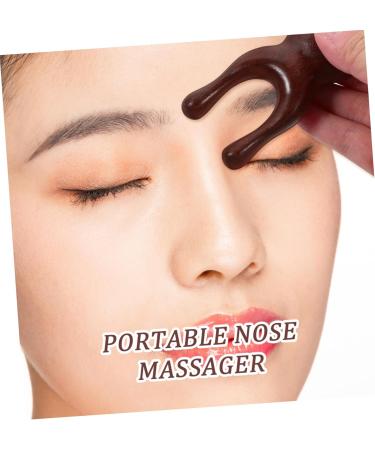 Anneome Massage Device Nose Roll - Gua Sha Facial Tool & Eye Cream Applicator for Nose Lifting & Eye Massage | Sandalwood Travel Curly Kamm - Buy Online on GoSupps.com