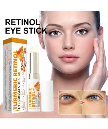 2pcs Lumistick for Eye Bags Turmeric Eye Cream Stick Anti-Aging Under Eye Cream Moisturizing Eye Balm Stick for Eye Bags and Reduces Puffiness - 5g - Buy Online on GoSupps.com