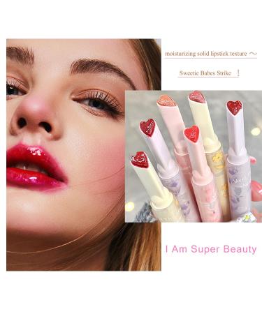 ZARICS Heart Jelly Lipstick - Hydrating & Long-Lasting Tinted Lip Balm | Moisturizing Gloss in Iced Persimmon - International Shipping Available - Buy Online on GoSupps.com