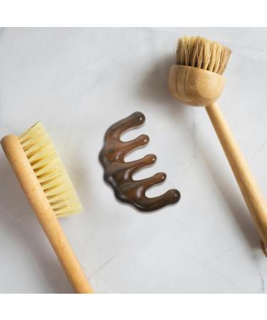 Baluue Wooden Scalp Massage Comb - Antistatic Chinese Style Wide-Tooth Hair Growth Comb for Women - Buy Online on GoSupps.com