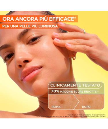  Garnier Garnier Vitamin C Rapid Absorption Anti-Spot Face Serum Formula with Niacinamide and Salicylic Acid Uniform and Brightening Light Texture for Soft Skin - 6 x 30ml Bottles - Buy Online on GoSupps.com