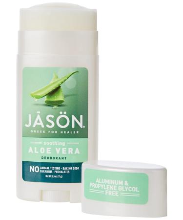 Jason Aluminum Free Deodorant Stick Soothing Aloe Vera 2.5 Oz (Packaging May Vary) (Pack of 2) Aloe Vera 2.5 Ounce (Pack of 2) - Buy Online on GoSupps.com