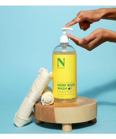 Dr. Natural Hemp Body Wash - Citrus 32 oz | Pure Plant-Based & Moisturizing with Organic Shea Butter | Deep Cleansing for Sensitive Skin - Buy Online on GoSupps.com