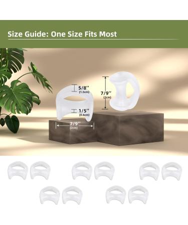 DYKOOK Pinky Toe Separator Gel Toe Spacers Straightener Hammer Toe Corrector for Feet Women and Man 10 Pcs/lot Pinky Toe Bunion Spreaders for Overlapping Toes Women - Buy Online on GoSupps.com