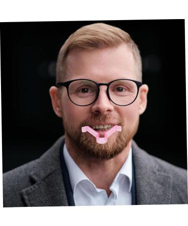 MERRYHAPY Lip Muscle Trainer Exerciser Muscle Lips Trainer Lift Mouth Muscle Tightener Smile Corrector Muscle Tightening Face Oral Exerciser Lips Lift Tool 9.30X7.70X1.50CM Pink - Buy Online on GoSupps.com