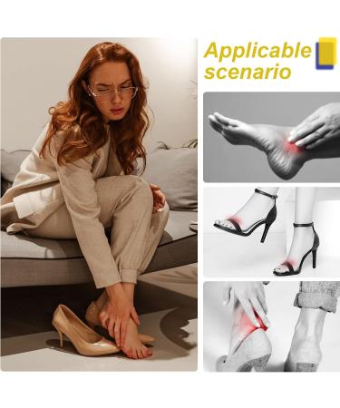 Moleskin Tape for Feet - Quality Heel Stickers & Anti-wear Pads | Blister Prevention & Foot Protection (220 Pieces - Buy Online on GoSupps.com