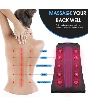Spine Deck Back Stretcher for Lower Back - 4-Level Back Cracker in Black/Blue - Buy Online on GoSupps.com