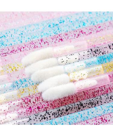 G2PLUS 100 PCS Disposable Lip Brushes - Multi-colored Disposable Lip Wands - Crystal Lipstick Lip Applicator Wands for Lips Eyes and Makeup Application 100PCS Multi-colored - Buy Online on GoSupps.com
