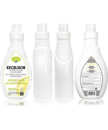 Excelsior HE Washing Machine Cleaner & Deodorizer - 1L Bottle, Lemon Scent | Removes Odors & Residues for 20 Cleanings | High Efficiency Washer Maintenance - Buy Online on GoSupps.com