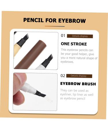 FRCOLOR 4pcs Beauty Waterproof Women Tool Pens Anti-perspiration Four-head Eyebrow Supplies Pencil Pencils - Buy Online on GoSupps.com