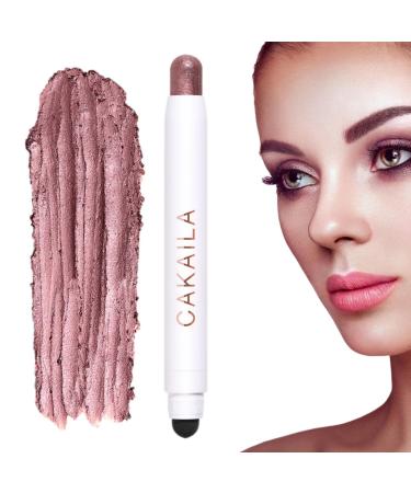 Cream Eyeshadow Stick - Plaster Double-end Eyeshadow Sticks for Eyes | Eyeliner Stick Automatic Rotating Eyeliner Make Up Frifer