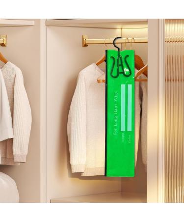 Multiple Wigs Bag - Hair Extension Holder - Space-saving PVC Long Hair Extension Holder Compact Wig Holder Hanger Green - Buy Online on GoSupps.com