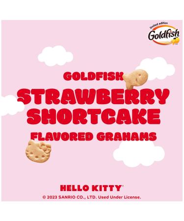 Buy Limited Edition Goldfish Hello Kitty Strawberry Shortcake Flavored Grahams - 6.1 Oz | International Shipping Available - Buy Online on GoSupps.com