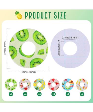 24-Pack TrelaCo Waterproof CGM Sensor Adhesive Patches - Fruit & Snack Styles - Buy Online on GoSupps.com