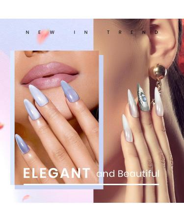 MIZHSE Cat Eye Gel Nail Polish Set - 6 Colors Magnetic Ceramic Polish Kit for Manicure - Perfect Gift Set in Silver Champagne Pink Green Blue Purple - Buy Online on GoSupps.com